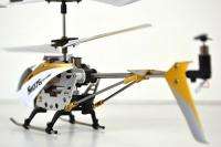   New 2012 White S107G 3 Channels Gyro Metal Indoor RC Helicopter  