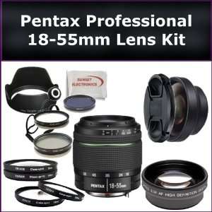 Pentax DA 18 55mm f/3.5 5.6 AL Lens Kit Includes 18 55mm Pentax Lens 