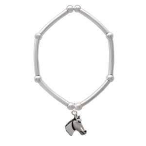 Horse Head Tube Charm Bracelet [Jewelry]