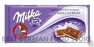 MILKA   Alpine Milk Cream   100 g bar  