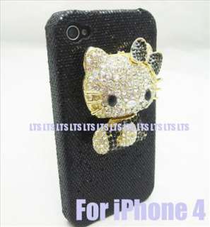 Bling Hello Kitty hard Case Cover for iPhone 4 BK3  