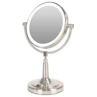   Next Generation LED Lighted Vanity Make up Mirror 1x & 10x   LEDMV410