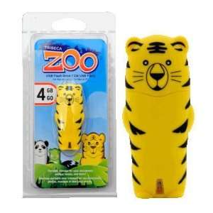  Tribeca Zoo Tiger USB Flash Drive 4GB Fun Electronics