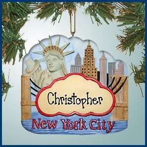  Personalized Christmas Ornaments   New York Ornament 