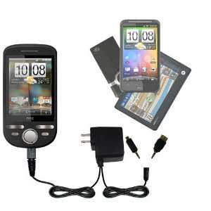 Double Wall Home Charger with tips including a tip for the HTC Tattoo 
