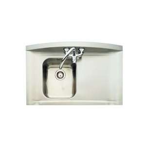  Marvel Stainless Steel Flushmount Single Bowl Kitchen Sink 