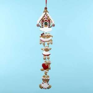 Personalize It   Family of 5 Gingerbread Family Dangle Ornament 