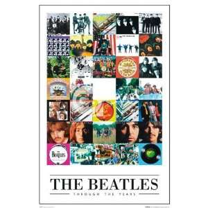 The Beatles Album History Johnn Lennon Music Poster 24 x 36 inches 