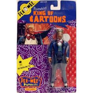 Original Pee Wees Playhouse Poseable KING OF CARTOONS 6 