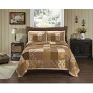 Country Living Hadley Tan King Quilt 