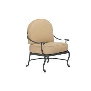 Landgrave Sarbone Lily Cast Aluminum Arm Patio Lounge Chair Cantera 