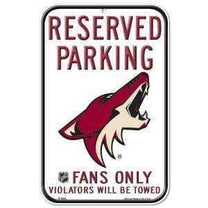  Phoenix Coyotes Official 11x17 NHL Sign Sports 
