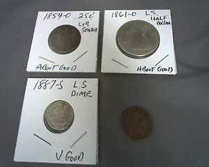 LIBERTY SEATED COINS (10541HALF)  