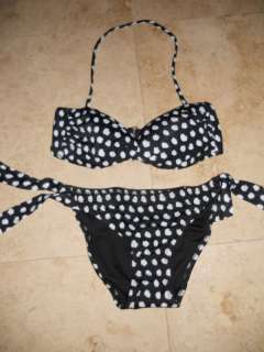 NWT VICTORIA SECRET Bandeau Bikini Bathing Suit SET S  