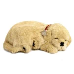  Perfect Petzzz Huggable Breathing Puppy Dog Pet Bed Golden 