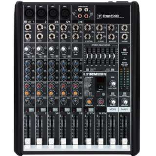 Mackie ProFX8 On Stage 8 Channel USB Mixer w/ Effects  