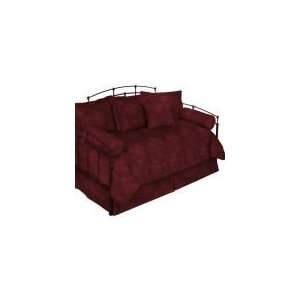   Coolers Pomegranate Red 5 Piece Daybed Comforter Set