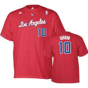 Eric Gordon adidas Red Name and Number Los Angeles Clippers T Shirt 