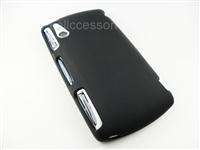 SONY ERICSSON XPERIA PLAY BLACK SNAP ON HARD COVER CASE  