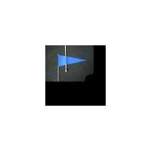    Atv Blue Pennet Safety Flag with Mount Bolt 