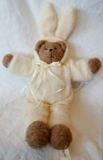 Adorable Teddy Bear in a Bunny Suit Plush Toy MINT  