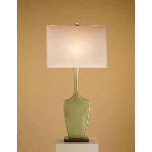  Currey & Company 6092 Lenore Table Lamps in Green Crackle 