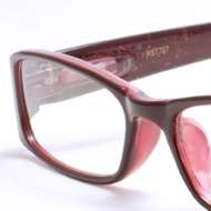   Reading Glasses Brown Spring Hinge Very Cute Thick Rim Frame  