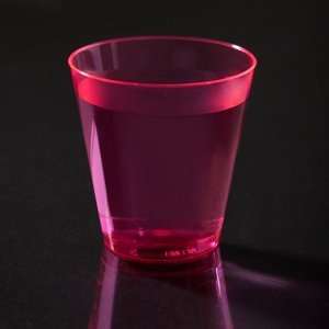  2 oz. Neon Red Hard Plastic Shot Cup 2500 / CS Everything 