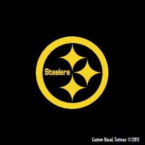  Pittsburgh Steelers Emblem Car Window Decal Sticker Gold 5 