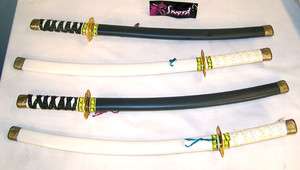   & WHITE PLASTIC NINJA SWORDS toy sword costume accessories play new