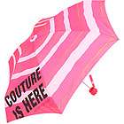   COUTURE Pink Striped COUTURE IS HERE Crown Umbrella New with Tags