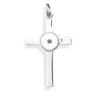 Clevereve CleverSilvers Cross Pendant with Mustard Seed