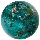 Marble ~ David Salazar ~ Green & Bubble End of Day Marble