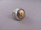 Navajo 14k Gold and Sterling Silver Ring by Howard Nels