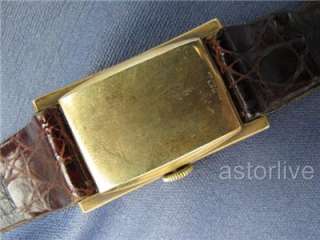 14KT Gold Mens Vintage Hamilton 19 Jewel Watch 982 #440  