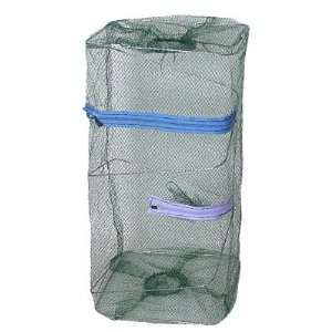   Foldable Lobster Trap Nylon Fishing Net Cage Green