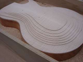 Vintage Les Paul Top Carving Templates  