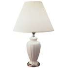 ORE Tall Ceramic Table Lamp in Ivory