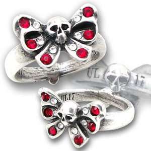  Bow Belles Alchemy Gothic Pewter Ring Size 9.5 (UK T 