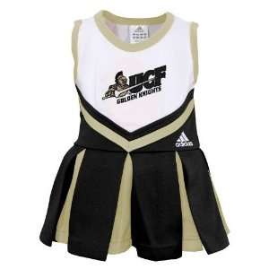 Adidas UCF Knights Black 2 Piece Pre School Cheerleader Dress  