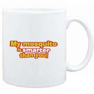Mug White  My Mosquito is smarter than you  Animals  