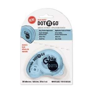  Glue Dots 3/8 Memory Dot n Go Disposable Dispenser Arts 