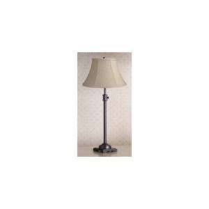 Light Adjustable Accent Table Lamp with Calais Cream Linen 