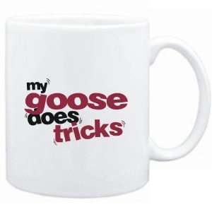    Mug White  My Goose does tricks  Animals