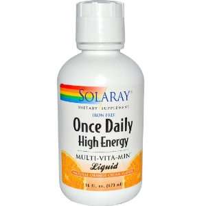  Once Daily High Energy Liquid Multi Orange Cream   16 oz 
