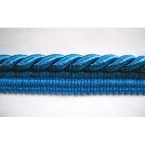  Peacock Blue Lip Cording 3/8 Inch Wrights 18 Yds Arts 