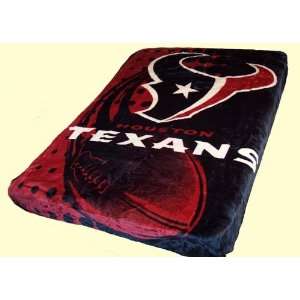  Twin NFL Texans Mink Blanket