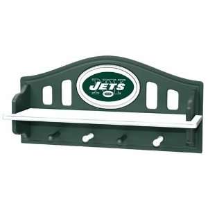  New York Jets Shelf with Coat Hangers 