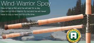 Amundson Wind Warrior Spey Fly Rod   WWS4 1268F 7 8 Wt  