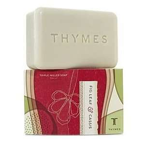 The Thymes Fig Leaf & Cassis Triple Milled Soap   8 oz.